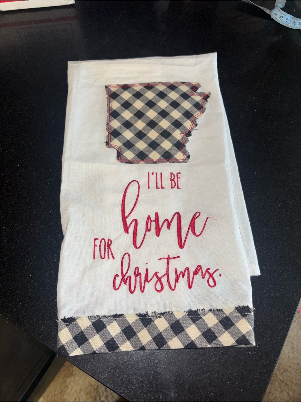 Glory Haus Arkansas Christmas Kitchen Towel Decor